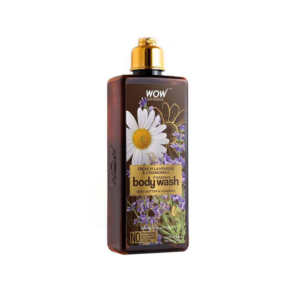 WOW Skin Science French Lavender & Chamomile Foaming Body Wash 250ml